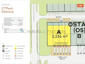 Pronájem skladu, Ostrava - Hrabová, Na Rovince, 1500 m2