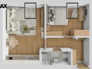 Prodej bytu 2+kk, Lanškroun - Žichlínské Předměstí, Dobrovského, 35 m2