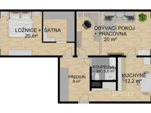Prodej bytu 2+1, Písek - Budějovické Předměstí, Budovatelská, 66 m2