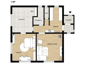 Prodej rodinného domu, Konice, Vápenice, 104 m2