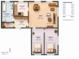 Pronájem bytu 3+1, Mratín, Kostelecká, 92 m2