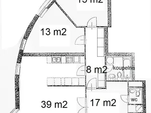Pronájem bytu 3+kk, Praha - Jinonice, U kříže, 100 m2