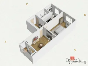 Pronájem bytu 2+1, Karlovy Vary - Rybáře, Vodárenská, 61 m2