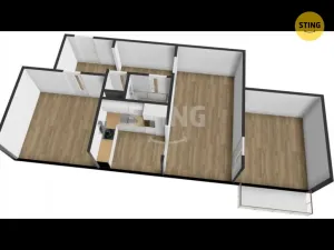 Prodej bytu 3+1, Hlučín, Čs. armády, 68 m2