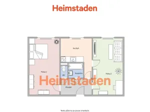 Pronájem bytu 2+1, Český Těšín, Slezská, 57 m2