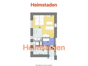 Pronájem bytu 1+kk, Ostrava - Poruba, Dělnická, 28 m2