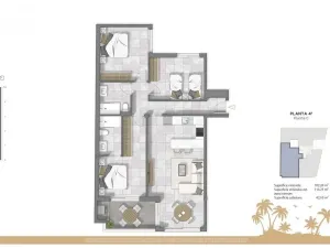 Prodej bytu 4+kk, Guardamar del Segura, Alicante, Španělsko, 93 m2