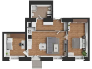 Pronájem bytu 3+kk, Tábor, Kpt. Jaroše, 74 m2