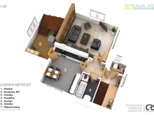 Prodej rodinného domu, Mirošovice, V Březině, 120 m2