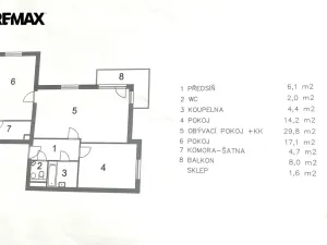 Pronájem bytu 3+kk, Jihlava - Horní Kosov, Buková, 78 m2