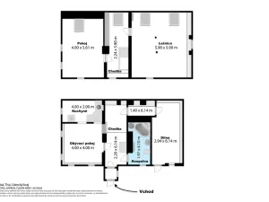 Prodej chalupy, Tisá, 150 m2