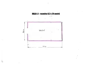 Pronájem skladu, Kladno - Dubí, Dubská, 221 m2
