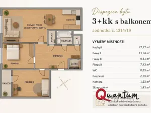 Prodej bytu 3+kk, Praha - Chodov, Jažlovická, 64 m2