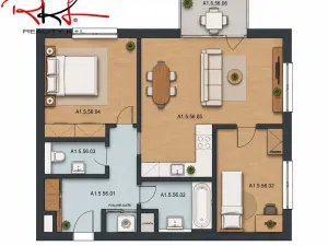 Prodej bytu 3+kk, Praha, Schoellerova, 65 m2