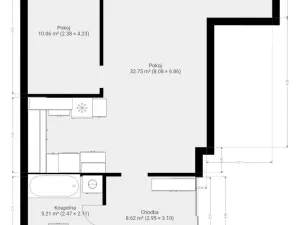 Pronájem bytu 2+kk, Brno, Langrova, 64 m2
