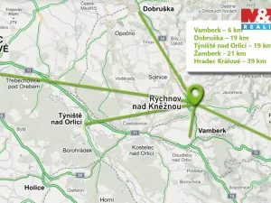 Pronájem bytu 2+1, Rychnov nad Kněžnou, Palackého, 51 m2