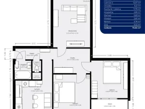 Prodej bytu 3+1, Staré Sedliště, 66 m2