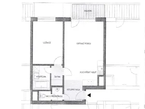 Pronájem bytu 2+kk, Praha, 59 m2
