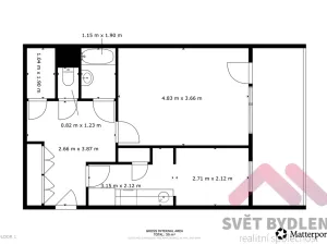 Pronájem bytu 1+1, Praha - Bohnice, Katovická, 57 m2