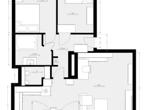 Pronájem bytu 3+kk, Brno, Říčanská, 81 m2