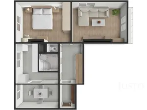 Prodej bytu 2+1, Záhoří - Horní Záhoří, 57 m2