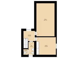 Prodej rodinného domu, Zvoleněves, 81 m2