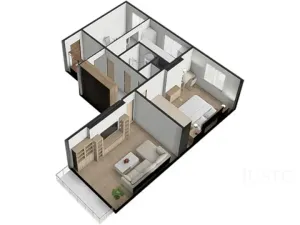 Prodej bytu 2+1, Záhoří, 57 m2