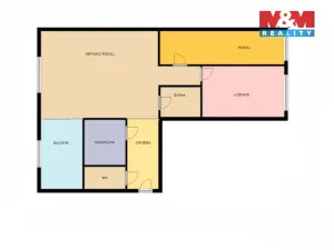 Prodej bytu 3+1, Ostrava - Poruba, Mongolská, 65 m2
