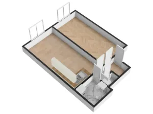 Pronájem bytu 2+kk, Praha - Nusle, K podjezdu, 48 m2