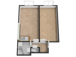 Pronájem bytu 2+kk, Praha - Nusle, K podjezdu, 48 m2