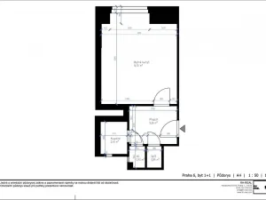 Prodej bytu 1+kk, Praha - Bubeneč, Zelená, 26 m2