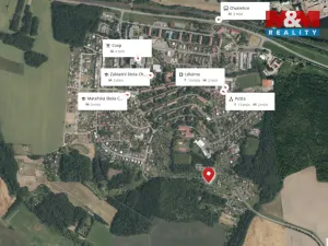 Prodej zahrady, Chvaletice, 351 m2