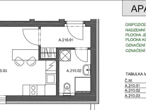 Pronájem bytu 1+kk, Mladá Boleslav - Čejetice, Vodárenská, 29 m2