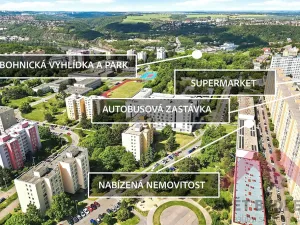 Pronájem bytu 2+kk, Praha - Bohnice, Zelenohorská, 47 m2