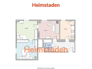 Pronájem bytu 3+1, Havířov - Město, Mírová, 74 m2
