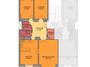 Pronájem bytu 3+1, Praha - Nové Město, Dřevná, 108 m2