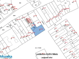 Pronájem bytu 2+kk, Lanškroun - Lanškroun-Vnitřní Město, nám. J. M. Marků, 62 m2