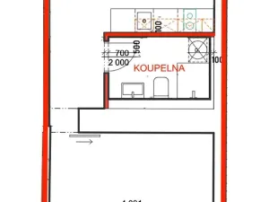 Pronájem bytu 1+1, Brno, Körnerova, 41 m2