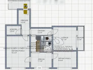 Pronájem bytu 3+kk, České Budějovice, Kubatova, 63 m2