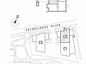 Pronájem bytu 2+kk, Praha - Stodůlky, Petržílkova, 53 m2