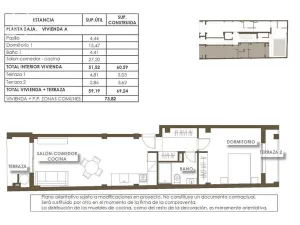 Prodej bytu 2+kk, Torrevieja, Alicante, Španělsko, 60 m2