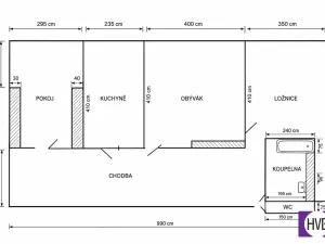 Prodej bytu 3+1, Kladno - Kročehlavy, Vrchlického, 80 m2
