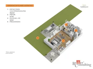 Pronájem bytu 1+kk, Praha - Chodov, K dubu, 35 m2