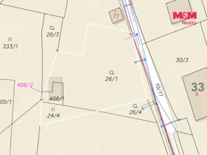 Prodej pozemku pro bydlení, Mariánské Lázně - Stanoviště, 1368 m2