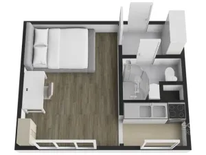 Prodej bytu 1+1, Praha - Braník, Novodvorská, 26 m2