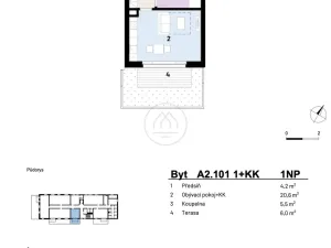 Prodej bytu 1+kk, Lipno nad Vltavou, 37 m2