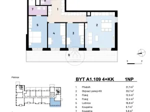 Prodej bytu 4+kk, Lipno nad Vltavou, 143 m2
