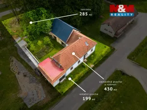 Prodej rodinného domu, Gruna, 85 m2