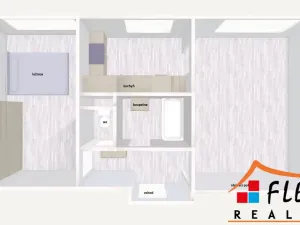Pronájem bytu 2+1, Ostrava, Krakovská, 50 m2