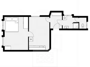 Pronájem bytu 2+kk, Praha - Holešovice, Letohradská, 43 m2